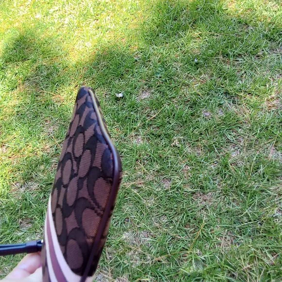 Coach Set Signature Jacquard Strips Zip Hobo Bag & Wristlet NWOT with Care Cards - Picture 5 of 13